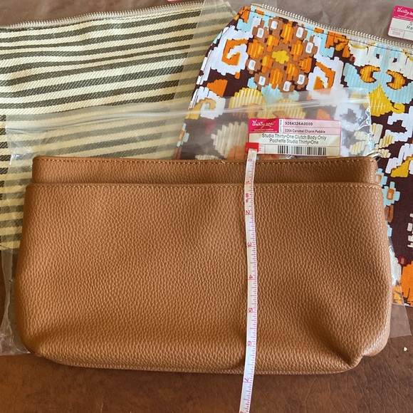 Studio Thirty-one Clutch Body in caramel pebble charm w/2 flaps - Picture 7 of 10